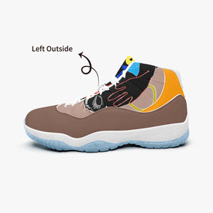 522.  AJ11 Basketball Sneakers -Blue Sole