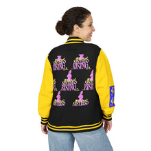 Letterman Jacket — "Sisters Rising" Retro Graphic Varsity Jacket