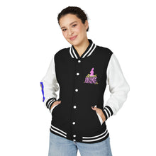 Letterman Jacket — "Sisters Rising" Retro Graphic Varsity Jacket