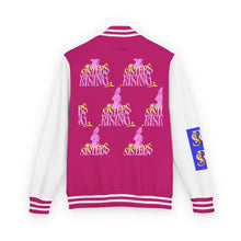 Letterman Jacket — "Sisters Rising" Retro Graphic Varsity Jacket