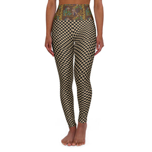 High Waisted Yoga Leggings (AOP)