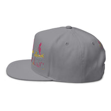 Flat Bill Cap — 'Rising' Embroidered Skate Graphic Snapback
