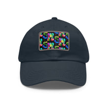 Dad Hat with Leather Patch (Rectangle)