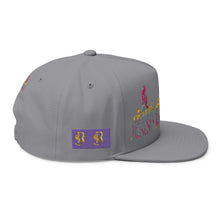Flat Bill Cap — 'Rising' Embroidered Skate Graphic Snapback