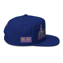 Flat Bill Cap — 'Rising' Embroidered Skate Graphic Snapback