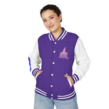 Letterman Jacket — "Sisters Rising" Retro Graphic Varsity Jacket
