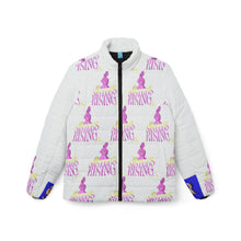Rising Goddess Patterned Women’s Puffer Jacket