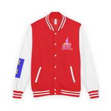 Letterman Jacket — "Sisters Rising" Retro Graphic Varsity Jacket
