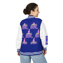 Letterman Jacket — "Sisters Rising" Retro Graphic Varsity Jacket
