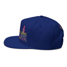 Flat Bill Cap — 'Rising' Embroidered Skate Graphic Snapback