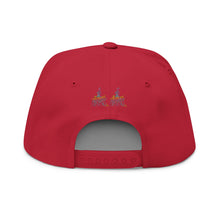 Flat Bill Cap — 'Rising' Embroidered Skate Graphic Snapback