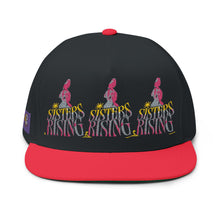 Flat Bill Cap — 'Rising' Embroidered Skate Graphic Snapback