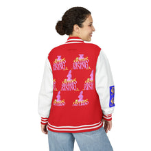 Letterman Jacket — "Sisters Rising" Retro Graphic Varsity Jacket
