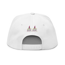 Flat Bill Cap — 'Rising' Embroidered Skate Graphic Snapback