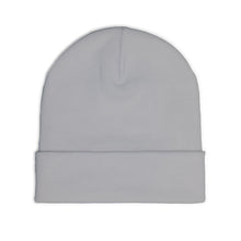 Embroidered Pink Flamingo Row Knit Beanie