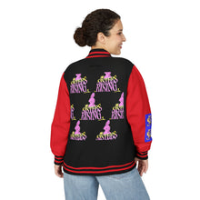 Letterman Jacket — "Sisters Rising" Retro Graphic Varsity Jacket