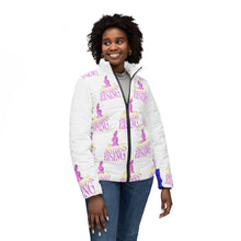 Rising Goddess Patterned Women’s Puffer Jacket