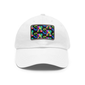 Dad Hat with Leather Patch (Rectangle)