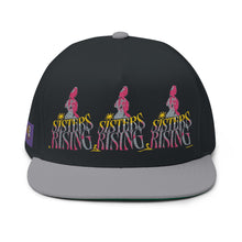 Flat Bill Cap — 'Rising' Embroidered Skate Graphic Snapback