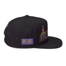 Flat Bill Cap — 'Rising' Embroidered Skate Graphic Snapback