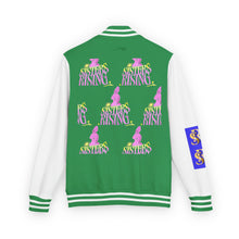 Letterman Jacket — "Sisters Rising" Retro Graphic Varsity Jacket