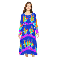 Women's Long Sleeve Dance Dress (AOP)
