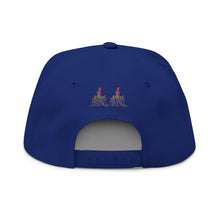 Flat Bill Cap — 'Rising' Embroidered Skate Graphic Snapback