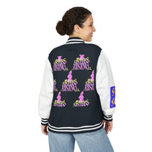 Letterman Jacket — "Sisters Rising" Retro Graphic Varsity Jacket