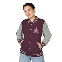 Letterman Jacket — "Sisters Rising" Retro Graphic Varsity Jacket