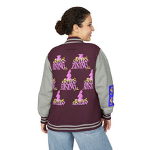 Letterman Jacket — "Sisters Rising" Retro Graphic Varsity Jacket