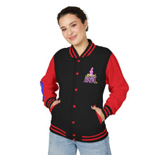 Letterman Jacket — "Sisters Rising" Retro Graphic Varsity Jacket