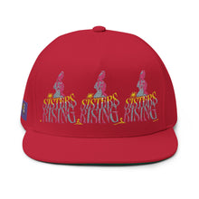 Flat Bill Cap — 'Rising' Embroidered Skate Graphic Snapback