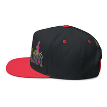 Flat Bill Cap — 'Rising' Embroidered Skate Graphic Snapback