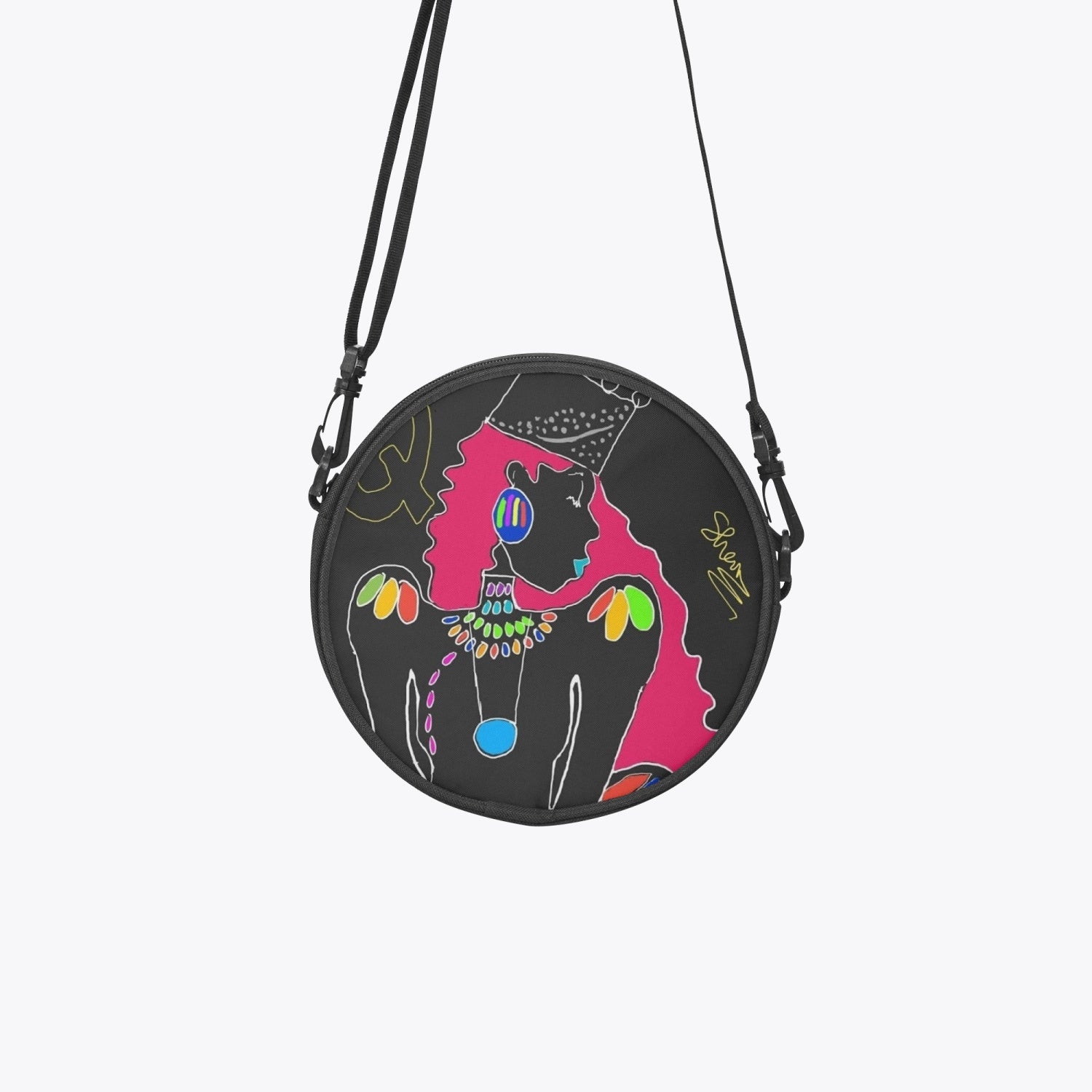 527. Round Satchel Bag