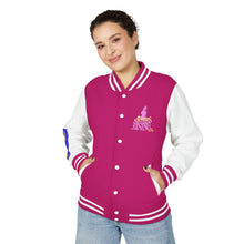 Letterman Jacket — "Sisters Rising" Retro Graphic Varsity Jacket