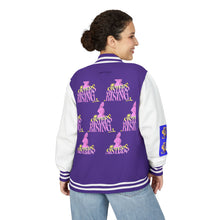 Letterman Jacket — "Sisters Rising" Retro Graphic Varsity Jacket