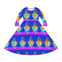 Women's Long Sleeve Dance Dress (AOP)