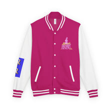 Letterman Jacket — "Sisters Rising" Retro Graphic Varsity Jacket
