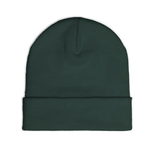 Embroidered Pink Flamingo Row Knit Beanie