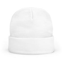 Embroidered Pink Flamingo Row Knit Beanie