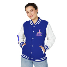Letterman Jacket — "Sisters Rising" Retro Graphic Varsity Jacket