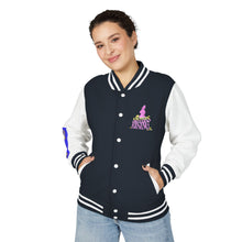 Letterman Jacket — "Sisters Rising" Retro Graphic Varsity Jacket