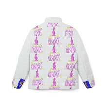 Rising Goddess Patterned Women’s Puffer Jacket