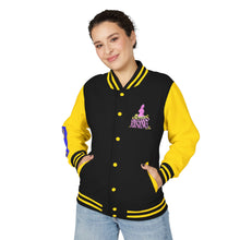 Letterman Jacket — "Sisters Rising" Retro Graphic Varsity Jacket