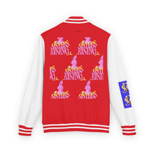 Letterman Jacket — "Sisters Rising" Retro Graphic Varsity Jacket