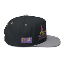 Flat Bill Cap — 'Rising' Embroidered Skate Graphic Snapback