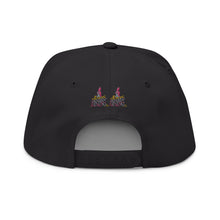 Flat Bill Cap — 'Rising' Embroidered Skate Graphic Snapback
