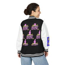 Letterman Jacket — "Sisters Rising" Retro Graphic Varsity Jacket