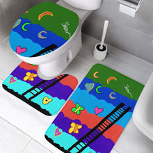 778. 3 Pcs Toilet Rug Set