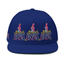 Flat Bill Cap — 'Rising' Embroidered Skate Graphic Snapback